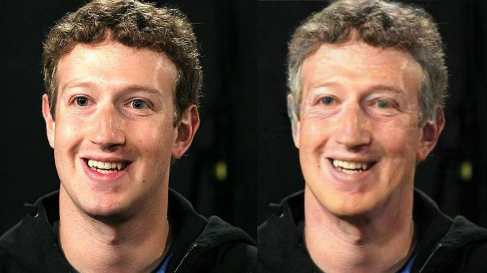 Mark Zuckerberg, en un ejemplo de la app.