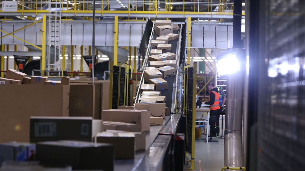 Inside An Amazon Inc. Fulfilment Center On Prime Day