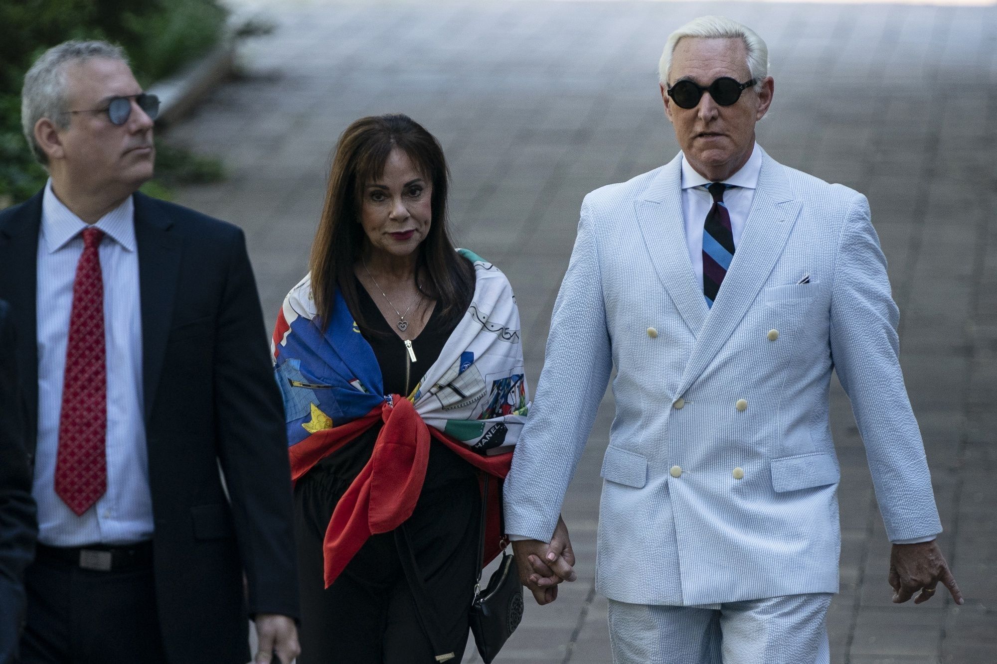 Donald Trump Associate Roger Stone Attends Court Hearing