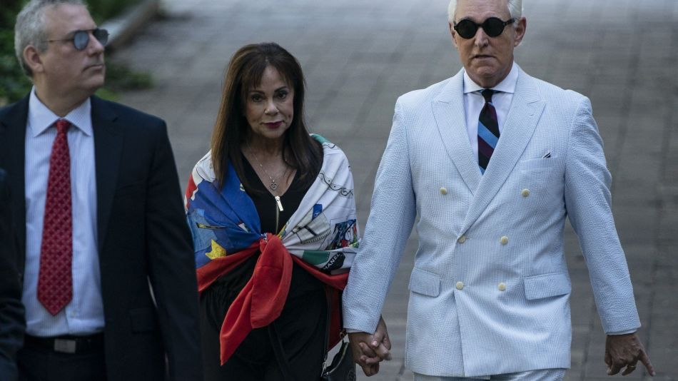 Donald Trump Associate Roger Stone Attends Court Hearing