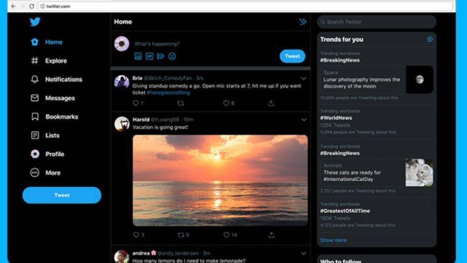 rediseño de twitter