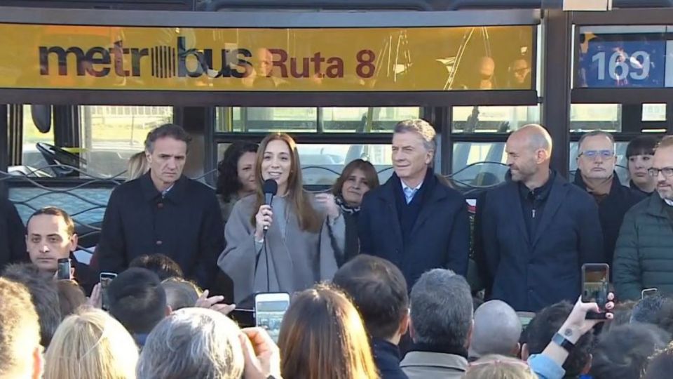 Inauguración del Metrobus de San Martín. 16072019