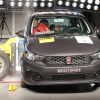 El Fiat Argo/Cronos en la prueba de impacto lateral de Latin NCAP.