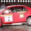 El Toyota Etios en la prueba de impacto frontal de Latin NCAP.