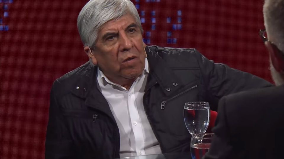 Hugo Moyano en una entrevista en el programa de Luis Novaresio.