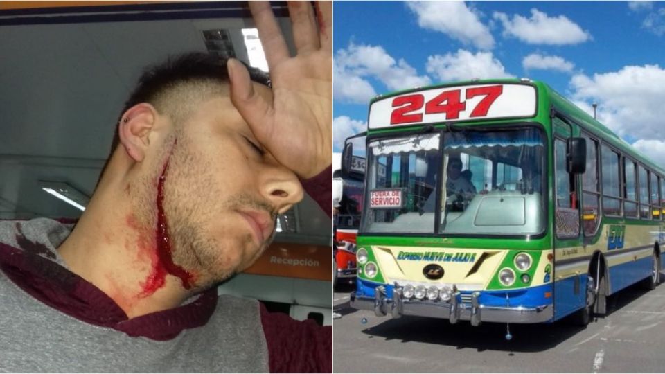 Un chofer de la línea 247 fue agredido con una navaja.