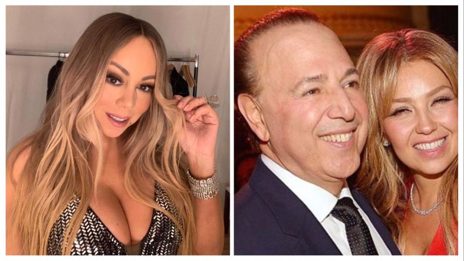 Mariah Carey destruyó a Tommy Mottola, el esposo de Thalía