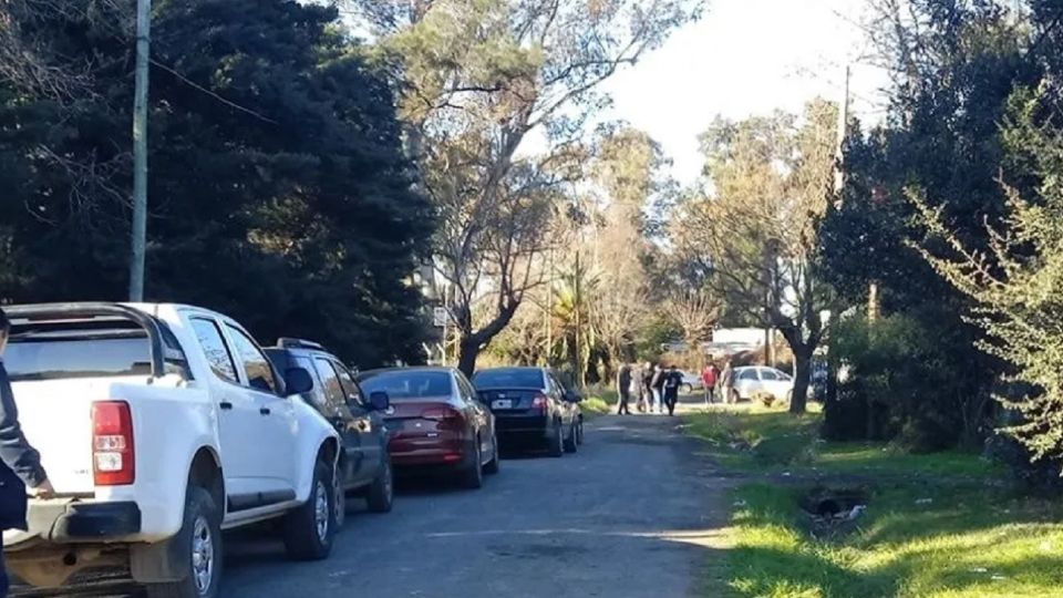 La zona donde fue encontrado el cuerpo, en Moreno.