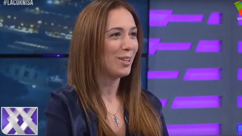 María Eugenia Vidal en "La Cornisa"