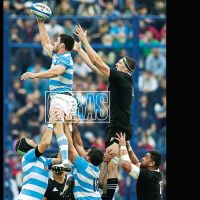 Tras la derrota con los All Blacks, Los Pumas visitaron el stand de Renault