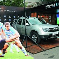 Tras la derrota con los All Blacks, Los Pumas visitaron el stand de Renault