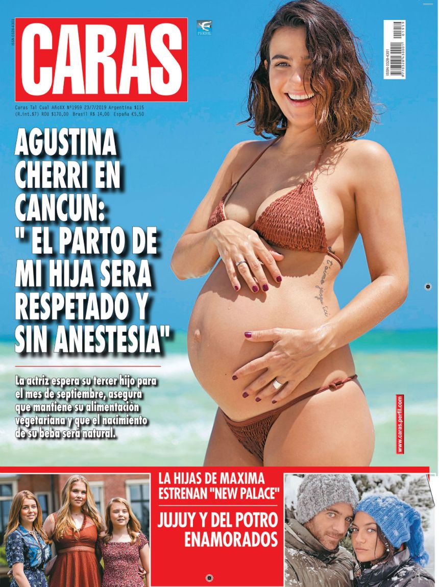 Agustina Cherri en Cancún: "El parto de mi hija será respetado y sin anestesia"