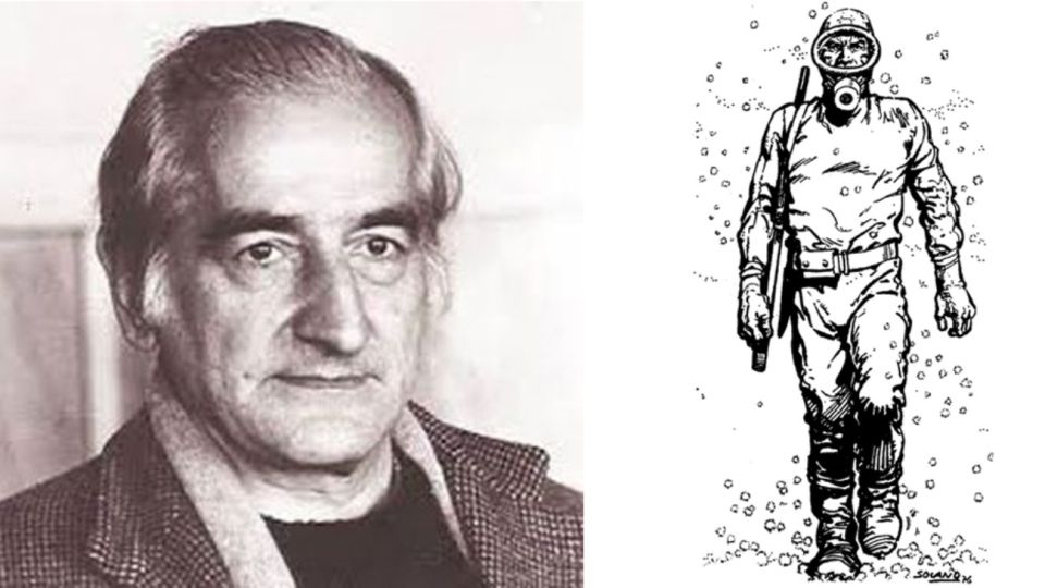 Héctor Germán Oesterheld, autor de El Eternauta, una obra emblemática de la historieta argentina que continúa reeditándose en varios idiomas.