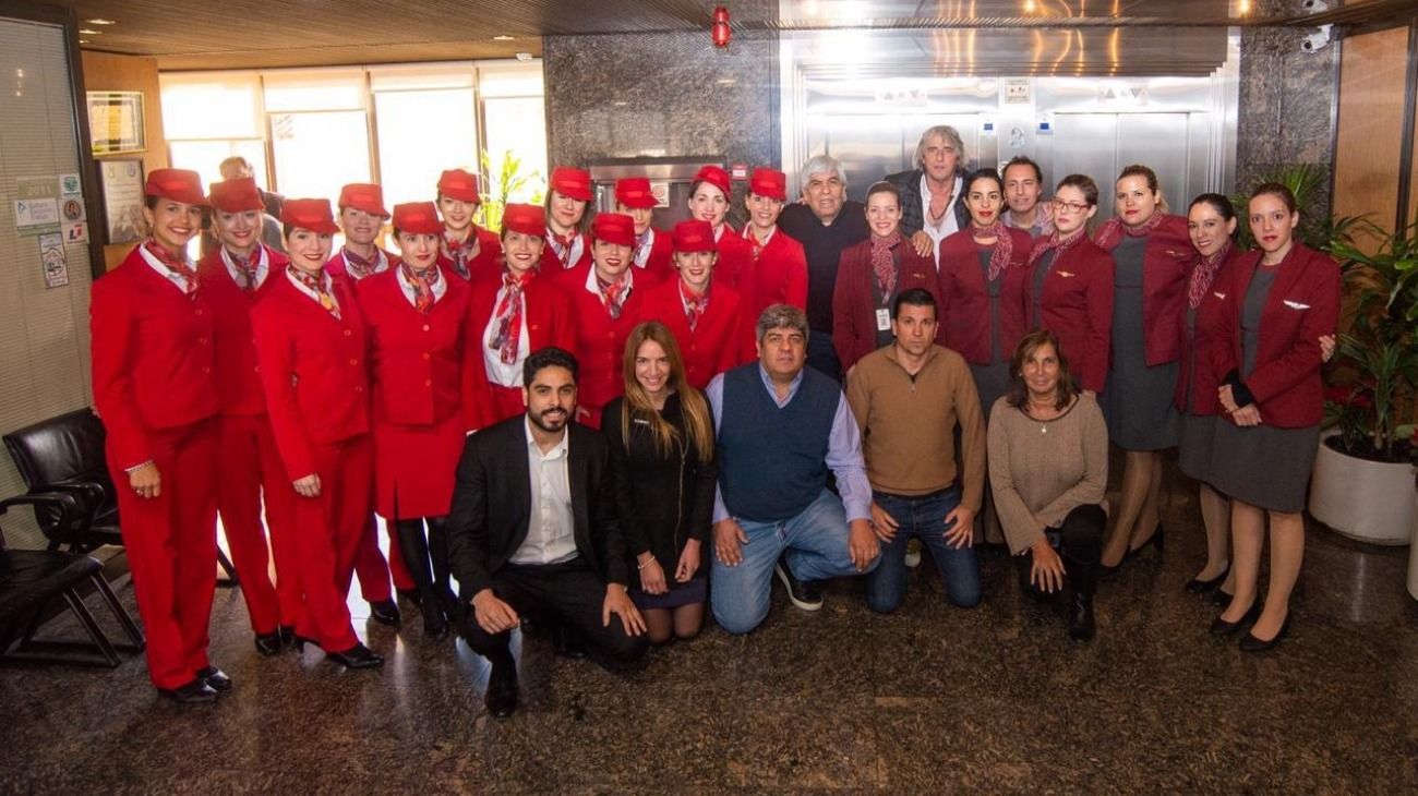 Aeronavegantes recibió el apoyo de los Moyano por la crisis aerocomercial.