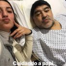 Jana visitó a Diego Maradona tras su operación