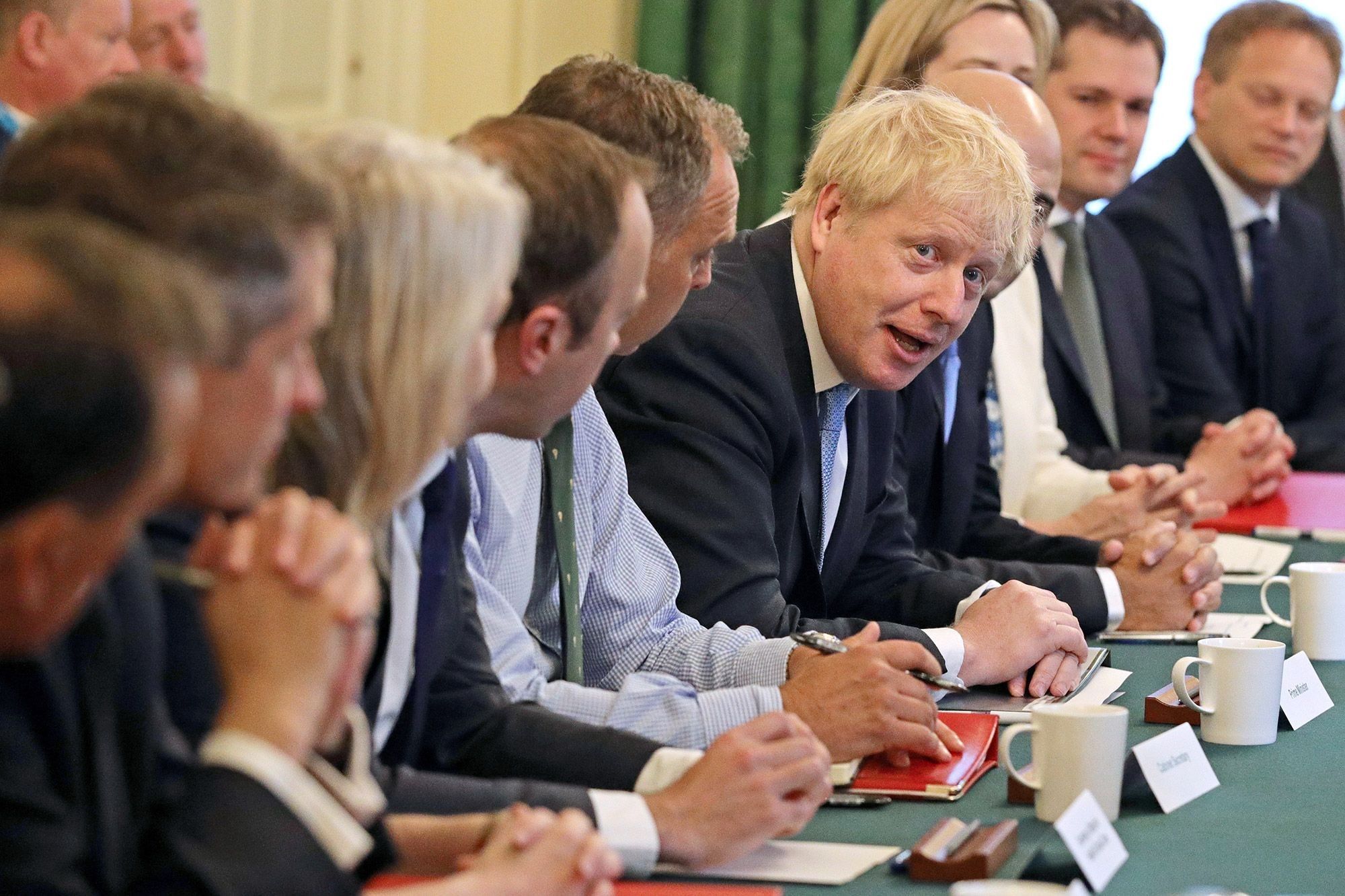 Prime Minister Boris Johnson Meets With His New Cabinet