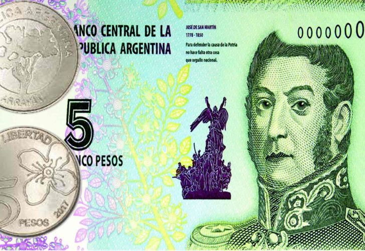 Resultado de imagen para fotos de billetes de 5 pesos