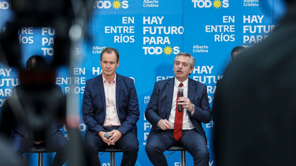 Alberto Fernandez y Gustavo Bordet 20190730