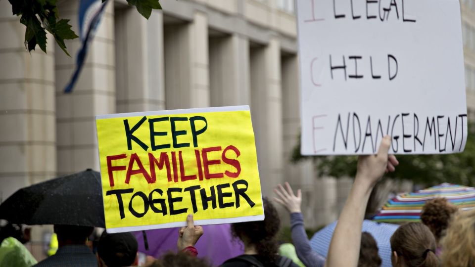 Protests At ICE Headquarters As Judge Orders Immigrant Families To Be Reunited