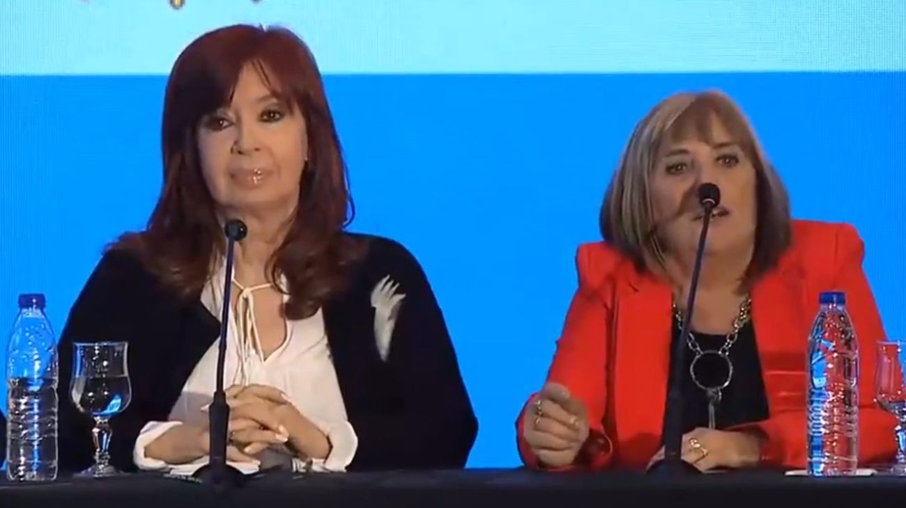 Cfk en el Encuentro Nacional de trabajadoras bancarias.