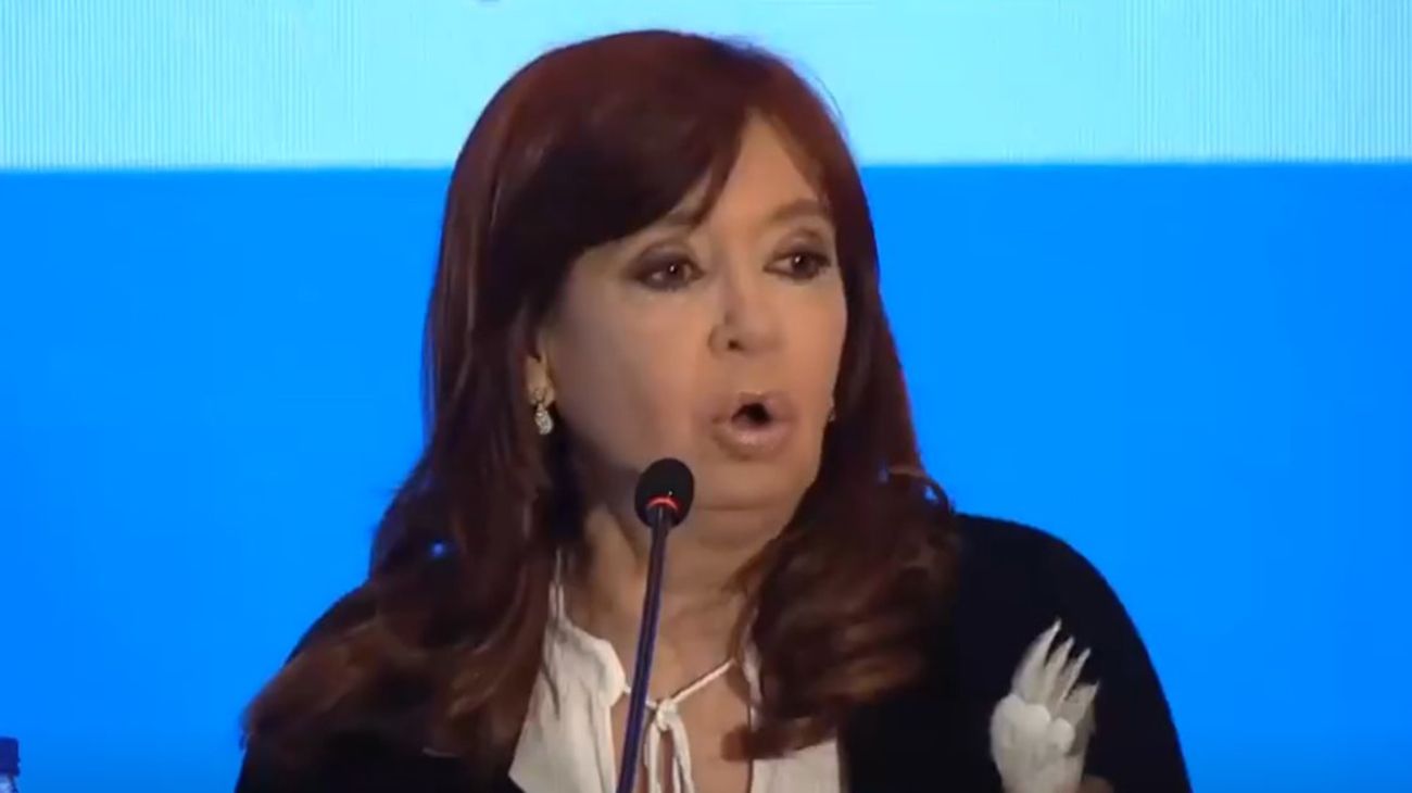 Cfk en el Encuentro Nacional de trabajadoras bancarias.