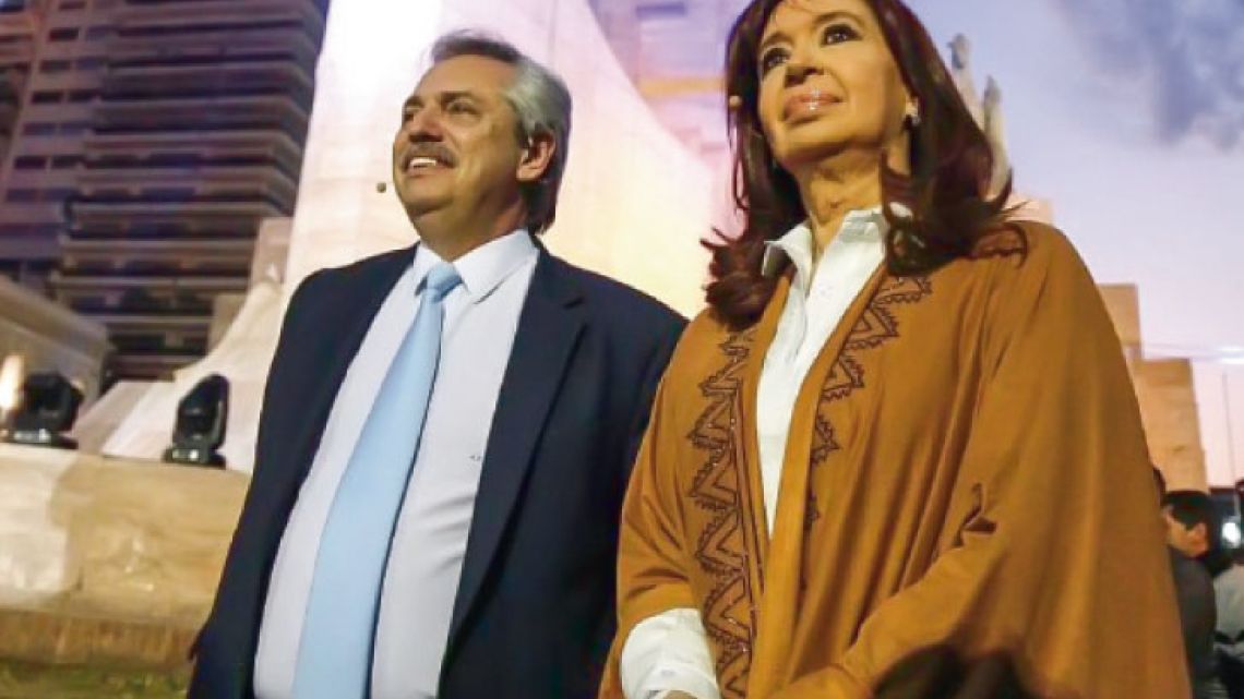 Alberto Fernández y Cristina Kirchner | Foto:Cedoc