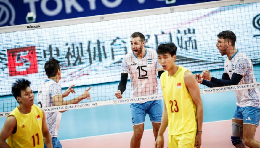voley preolimpico argentina china @Voley_FeVA 11082019