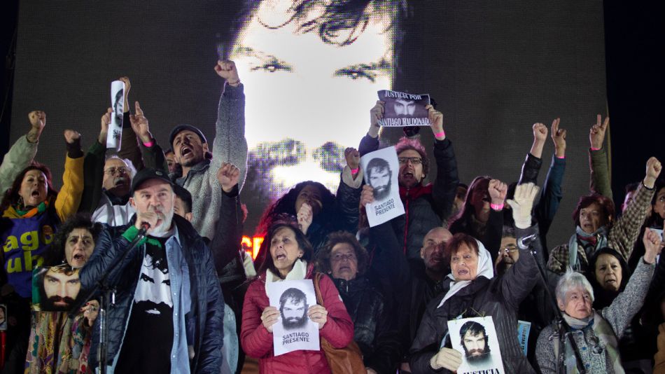 Marcha 2 años muerte santiago maldonado 20190801