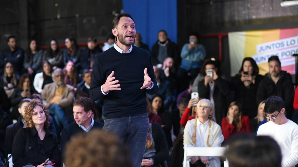 Maximiliano Ferraro, en campaña.