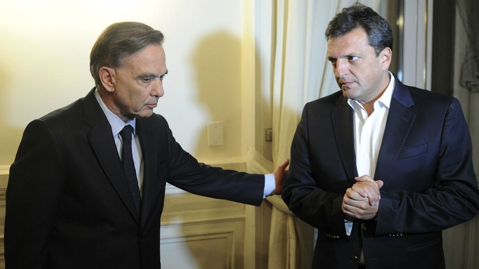 Miguel Pichetto y Sergio Massa.