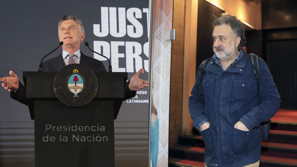 Mauricio Macri y Alejandro Rozitchner