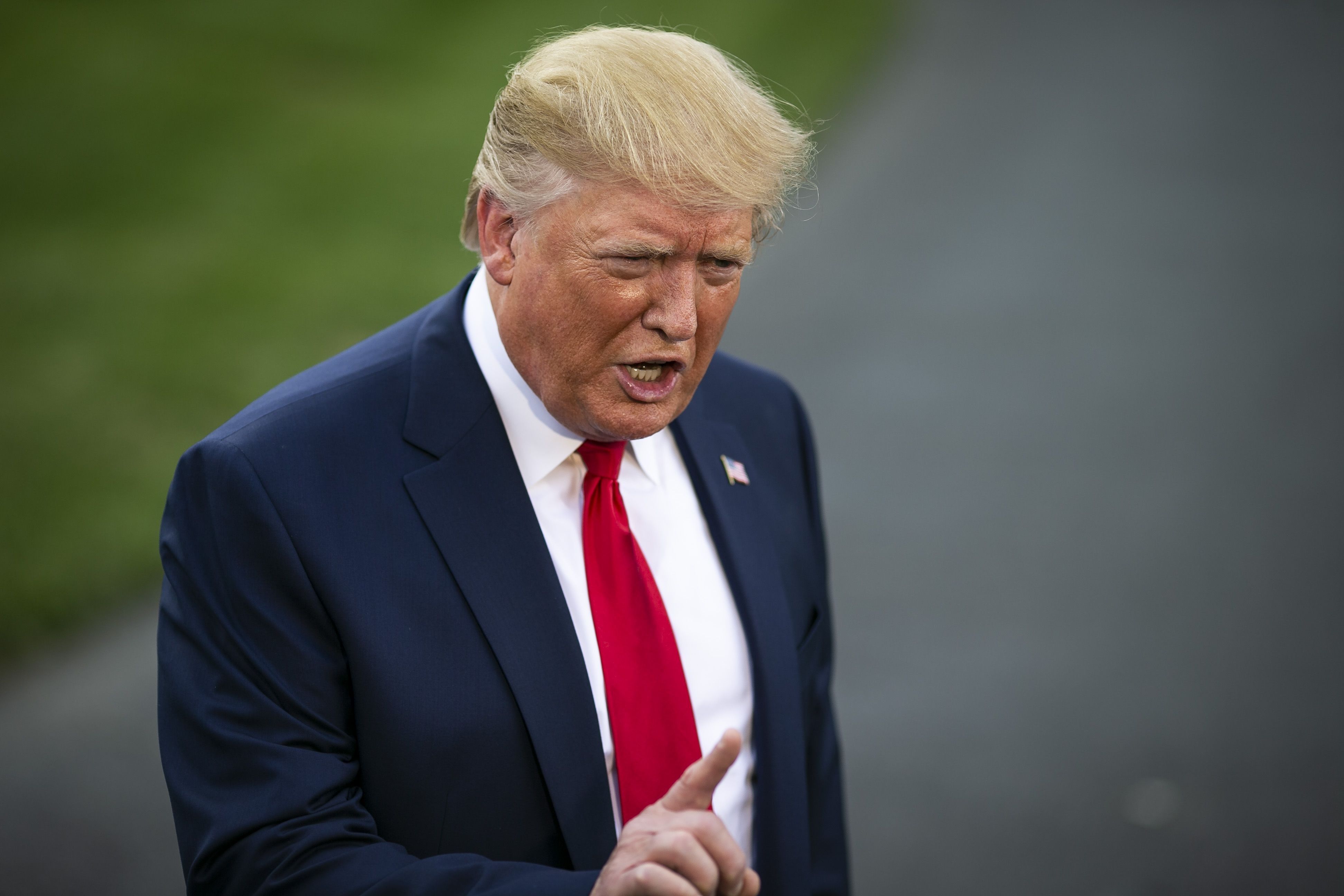 President Trump Departs White House For Ohio 