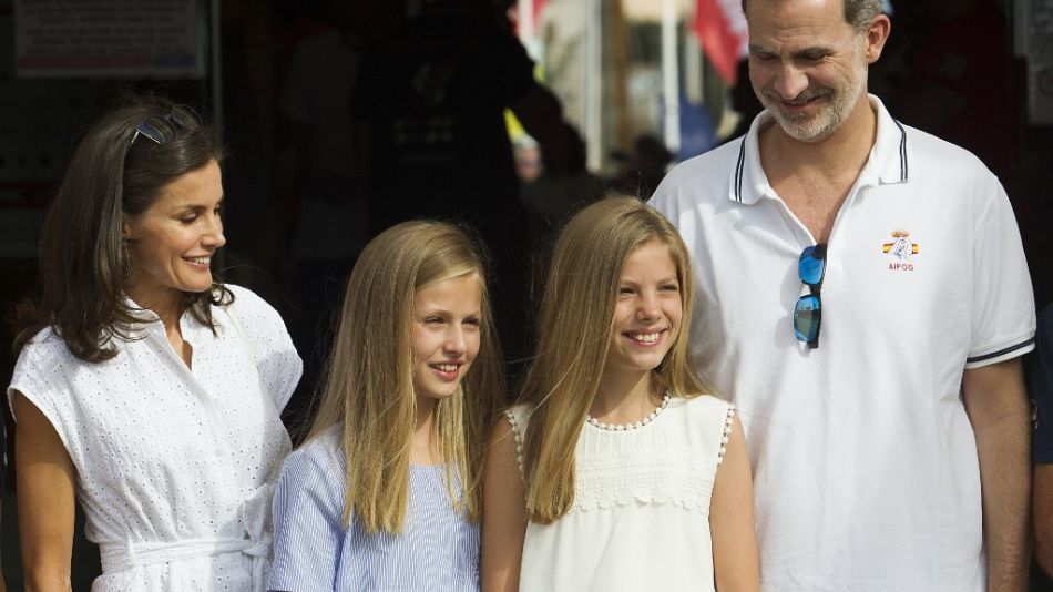 Los Reyes de España y sus hijas de vacaciones en Mallorca