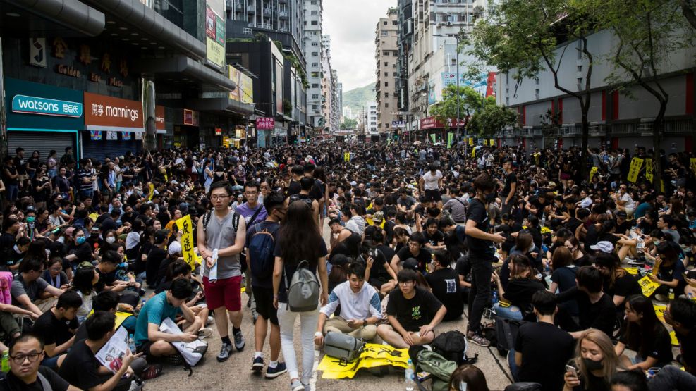 Se trata del primer paro general de Hong Kong en cinco décadas.