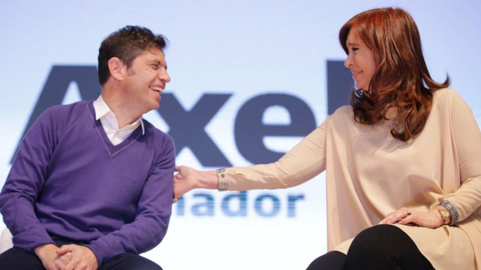 Cristina kirchner axel kicillof cierre de campaña merlo