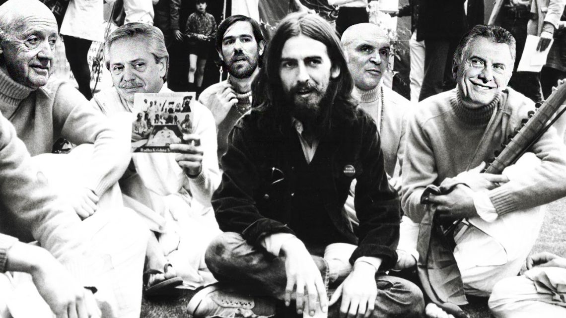 George Harrison and the PASO candidates.