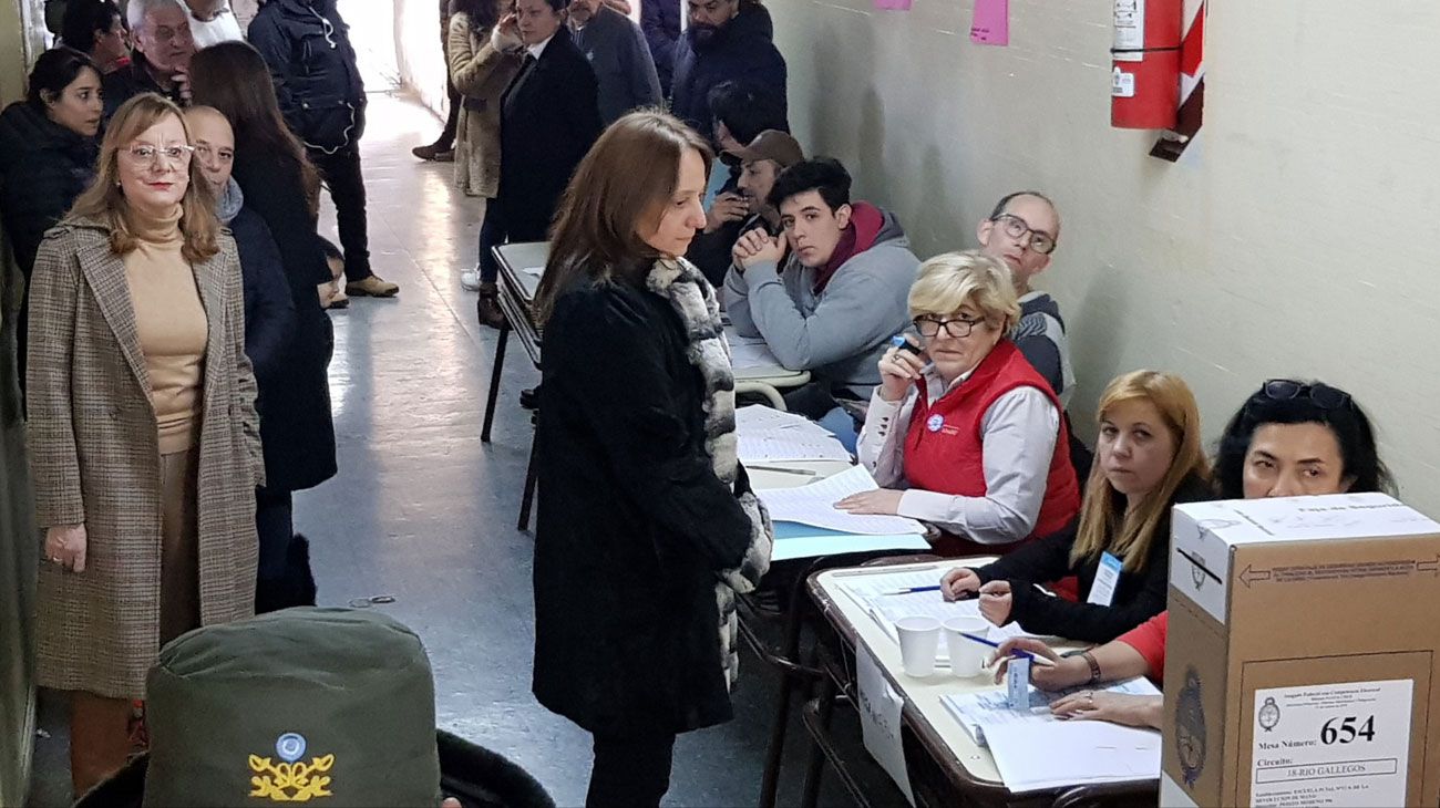 Así votó Alicia Kirchner