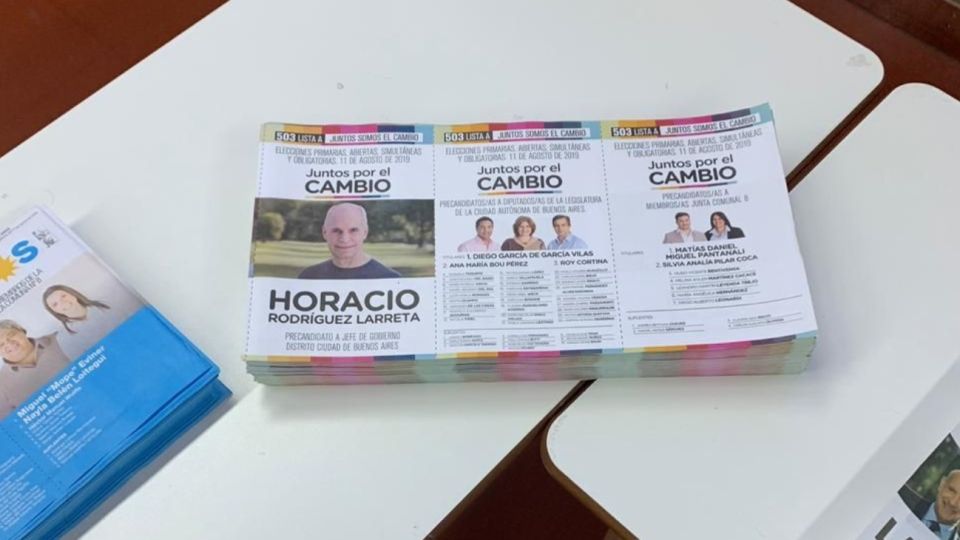La boleta de Juntos por el Cambio esconde a Mauricio Macri