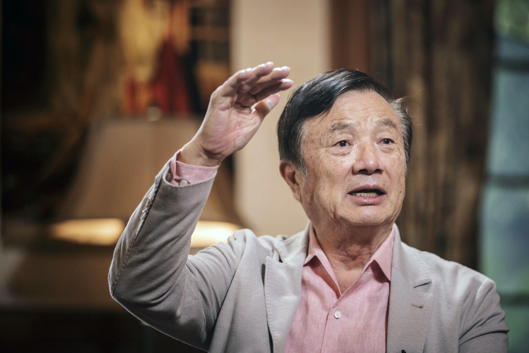 Billionaire Huawei Founder Ren Zhenfei Defiant in Face of Existential Threat