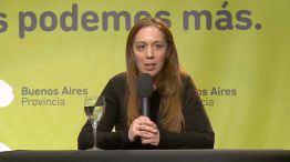 María Eugenia Vidal, durante la conferencia de prensa post-PASO.