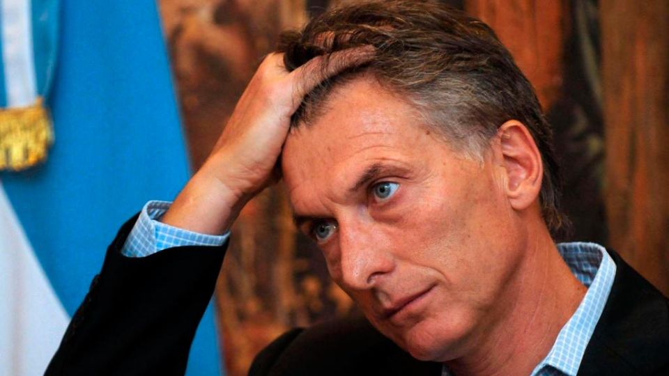 Macri, en sus horas más duras como presidente.