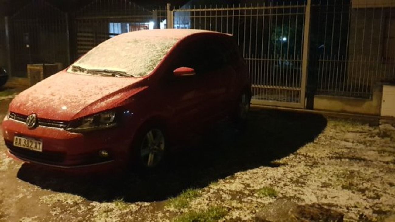 En Mar del Plata nevó durante la madrugada del martes 13 de agosto.