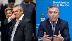 Alberto Fernández y Mauricio Macri se culpan mutuamente por la crisis en los mercados tras las PASO.