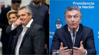 Alberto Fernández y Mauricio Macri se culpan mutuamente por la crisis en los mercados tras las PASO.