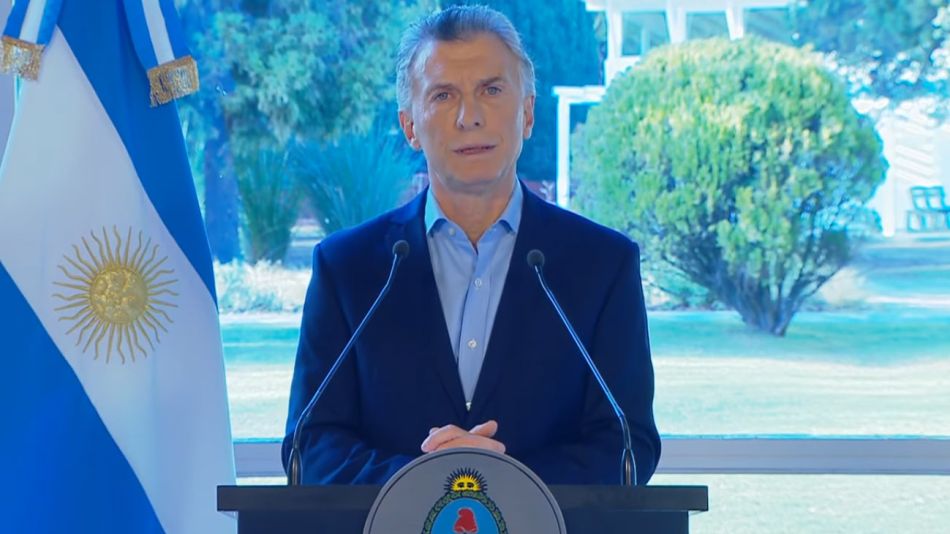 El presidente Mauricio Macri