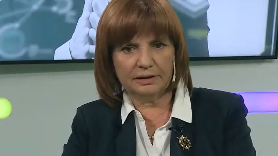 Patricia Bullrich, ministra de Seguridad