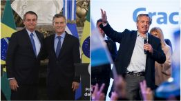 Bolsonaro, Macri y Alberto Fernández