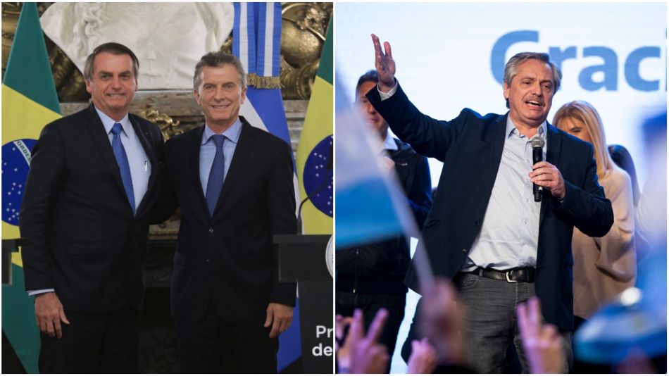 Bolsonaro, Macri y Alberto Fernández