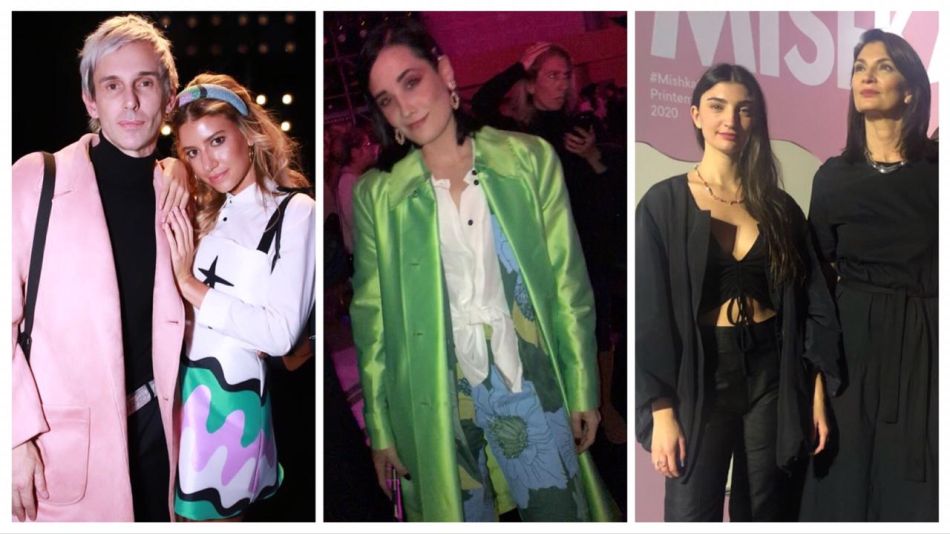 Mila Kartei, Raimondi y Mishka congregaron famosos en la semana de la moda de Buenos Aires