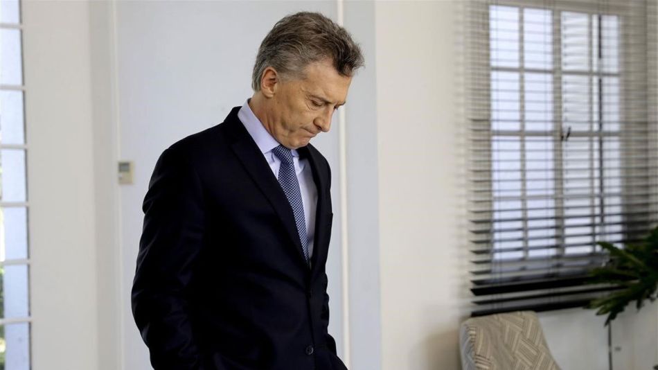 mauricio macri cabizbajo 20190818